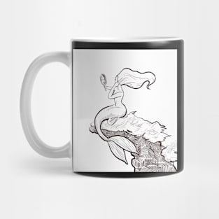 The Mermaid and the Mirror Mug